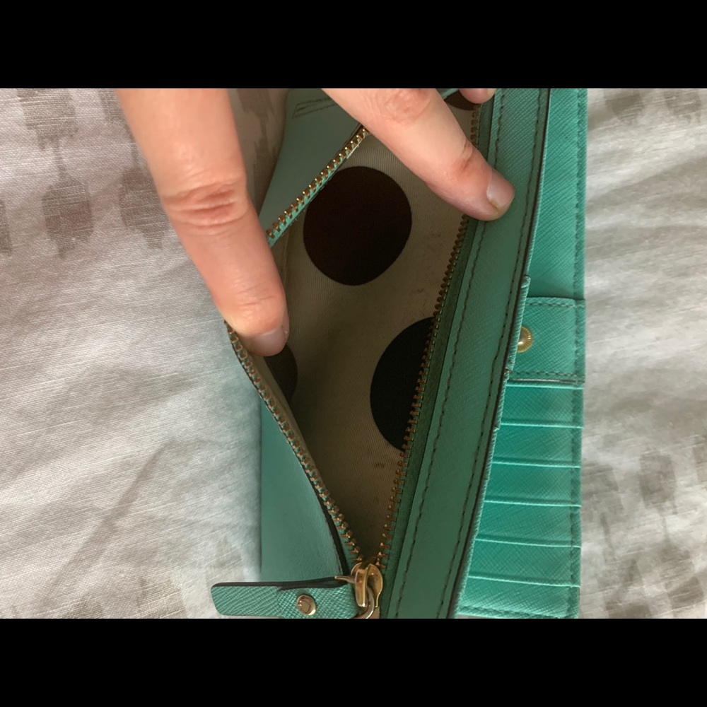 Kate Spade Turquoise Wallet - Picture 5 of 11